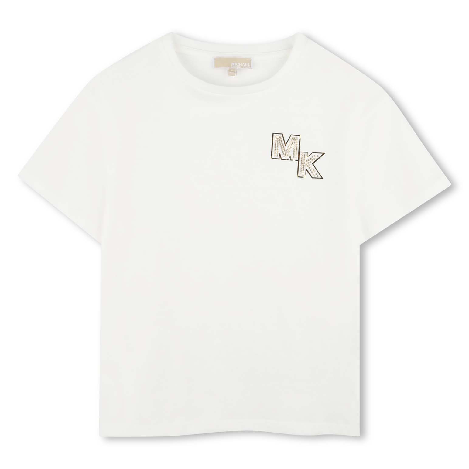 Michael Kors Metallic Effect Mk Tee 3Y - 10Y